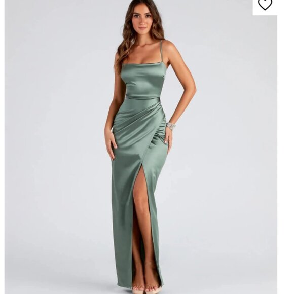 Windsor | Dresses | Nwt Windsor Medium Hunter Green Mayra Formal Long ...